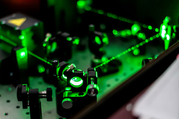 electric circuit ionization with laser b - obrazy, fototapety, plakaty