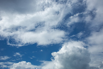 Beautiful white clouds