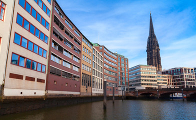 Hamburg cityscape, Germany