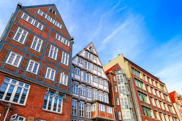 Altstadt, Hamburg old town, Germany