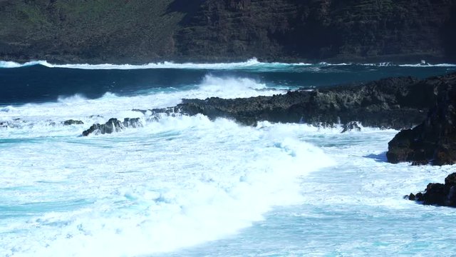 Coast of Tenesar, Lanzarote island, Canary Islands, Spain, Europe
