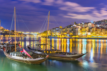 Porto, Portugal cityscape on the Douro River