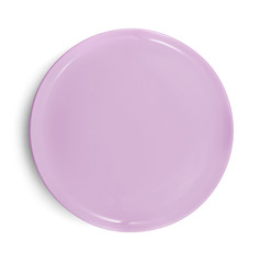 plate isolated on white background