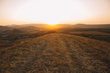 sunset of Koktebel Crimea