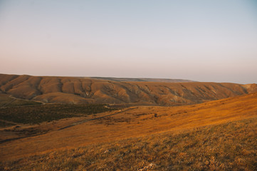 sunset of Koktebel Crimea