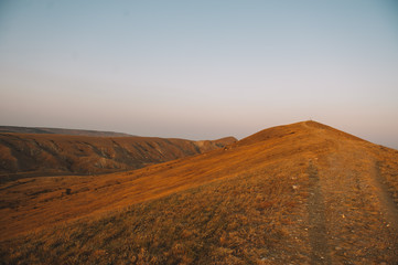 sunset of Koktebel Crimea