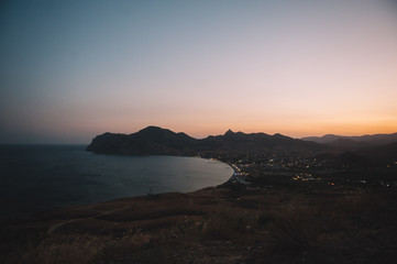 Obraz premium sunset of Koktebel Crimea