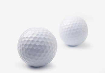 White Golf Ball.