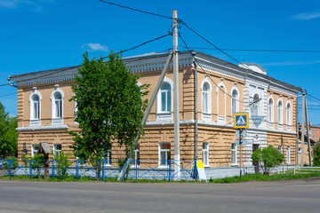 Mariinsk, old brick house