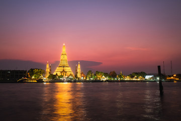 Sunset at Wat Arun