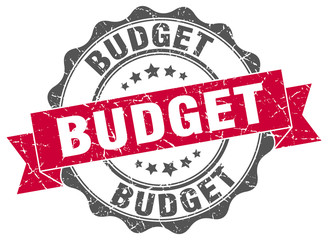 Fototapeta premium budget stamp. sign. seal