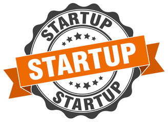 startup stamp. sign. seal