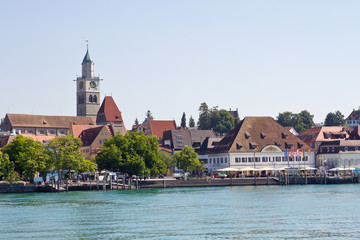 Obraz premium Überlingen am Bodensee, Skyline