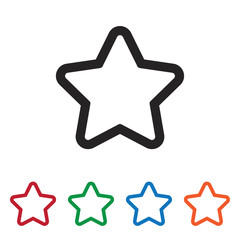 Star vector icon