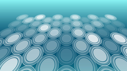 Abstract circle vector elements, modern template concept