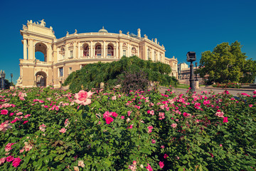 Fototapeta na wymiar Opera house in Odessa