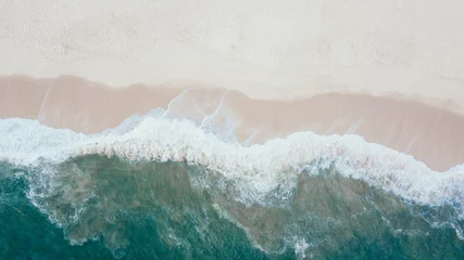 Zelfklevend Fotobehang Luchtdrone Praia Beach © Nelson