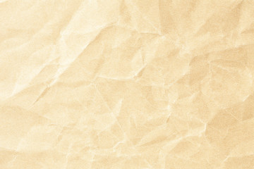 Crumpled brown paper texture