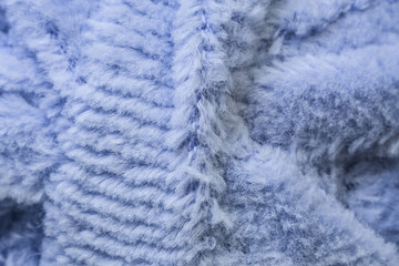 textured blue fabric macro background closeup texture