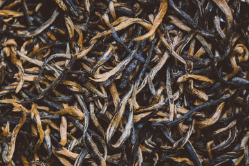 Chinese red tea close-up