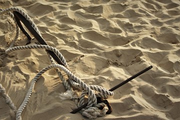 Anker im Sand