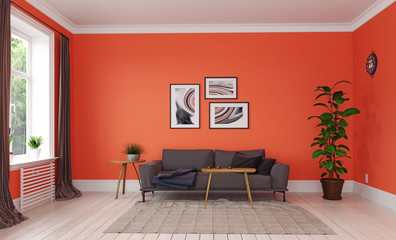 modern living room interior design.