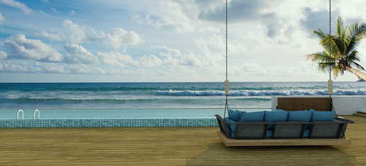 Sea view swimming pool