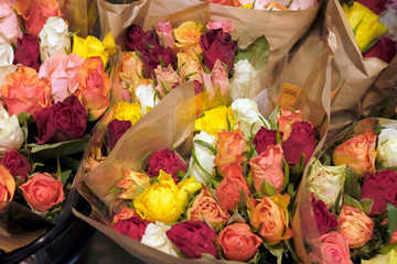bouquets de roses au choix