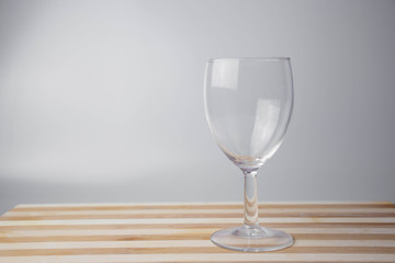  Empty wine glass