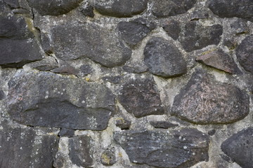 Wall of stones as a texture