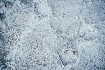 Weathered and dried surface of a salt lake texture