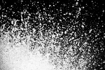 water splash on black