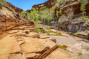hiking in dales gorge, karijini national park, western australia 14