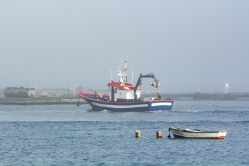 fishing boat in the sea