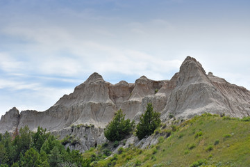 Fototapeta premium mountains and blue sky