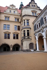 Obraz premium Der historische Stallhof in Dresden