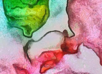 Abstract grunge texture background. Stock abstraction art on canvas. Realistic digital painting. Amazing simple design pattern for backdrop. Beauty HD wallpaper. Dry oil brushstrokes on canvas.