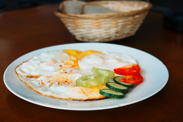 Breakfast with Prepared Egg - prepared egg under the sun