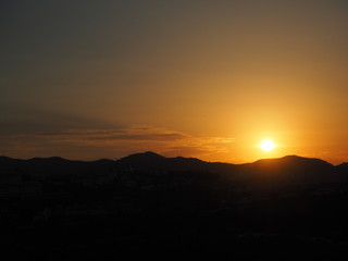 Sonnenaufgang Malaga