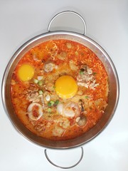 Tom Yum Seafood is a spicy food. But is very popular for Thai people