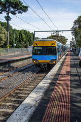 Naklejka na ściany i meble Plataforma do trem