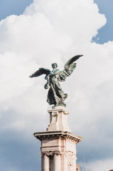 Angel statue in the streets of Rome