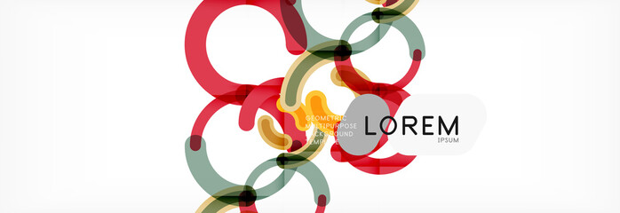 Naklejka premium Modern geometrical abstract background