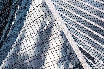 Plakat Abstract, business and financial skyscraper building background