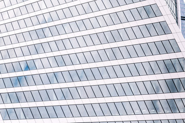 Abstract, business and financial skyscraper building background