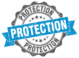 Obraz premium protection stamp. sign. seal