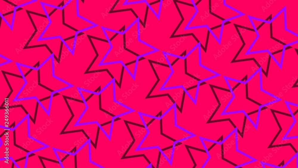 Aufkleber abstract pattern with star shapers, bright modern 3d rendering background, computer generated