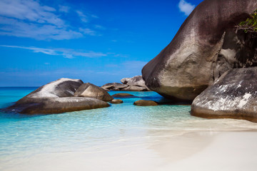 Tropical beach, Similan Islands, Andaman Sea, Thailand. Travelings