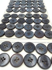 Vintage Dressmaker Tailor Buttons isolated on white background