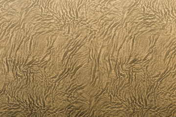 Gold surface of nap fabric, velours. Texture for background and design.	